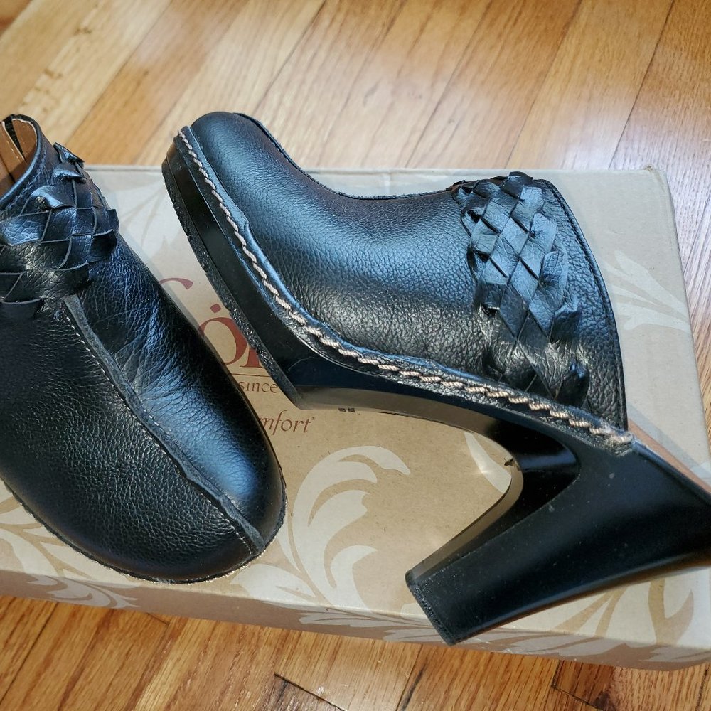 Sofft - Leather Mule Platforms